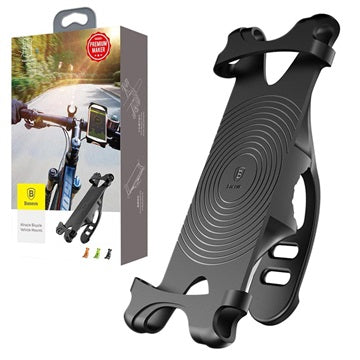 BASEUS MIRACLE UNIVERSAL MOBILHOLDER TIL CYKEL SUMIR-BY01 - 4"-6" - SORT