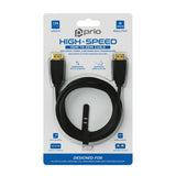 prio High-End HDMI-A til HDMI-A kabel 4K Ethernet 2,0m sort