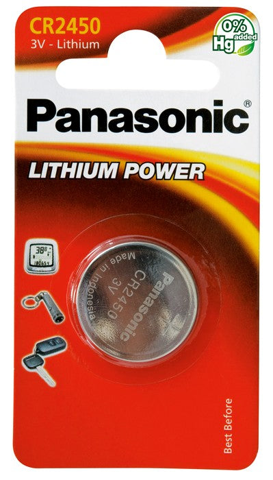 PANASONIC CR2450 LITHIUM BATTERI