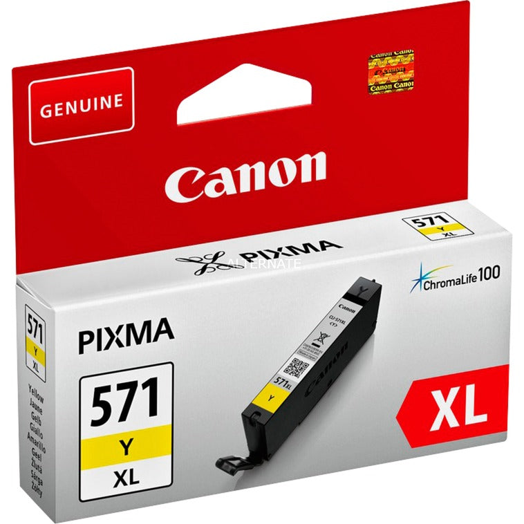 Canon CLI-571Y XL blækpatron 1 stk Original Højt (XL) udbytte Gul