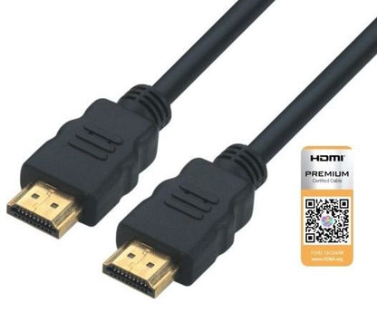 HDMI KABEL, 5M, PREMIUM 4K,18GBPS., 60HZ