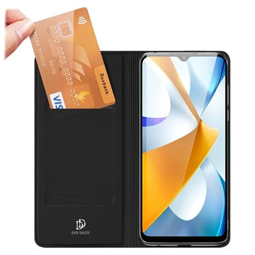 Dux Ducis Skin Pro Xiaomi Poco C40 Flip Cover - Sort