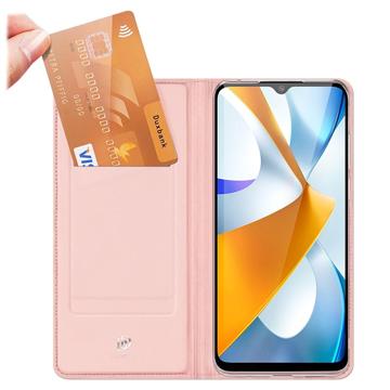 Dux Ducis Skin Pro Xiaomi Poco C40 Flip Cover - Rødguld