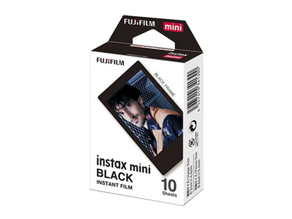 INSTAX Mini film. 10 stykker. Sort