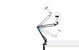 Skrivebordsarmstativ Puluz med 20 cm LED Vlogging Ring PKT3089B