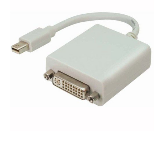 DVI-HUN, MINI DISPLAYPORT HAN - HVID