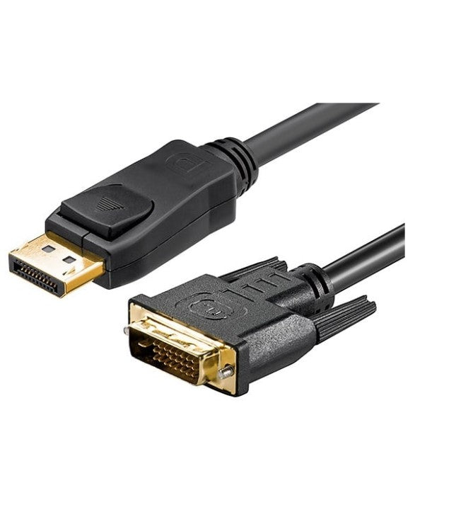 DISPLAYPORT STIK 20 POL. TIL DVI 24+1 STIK, 2,0 M