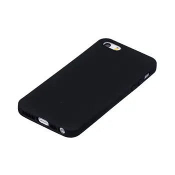 TPU Back Case til iPhone SE / 5s / 5 Sort