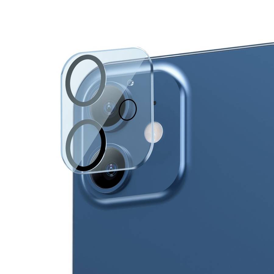 Baseus 2x tempered glass 0.3 mm for the entire camera iPhone 12 mini lens