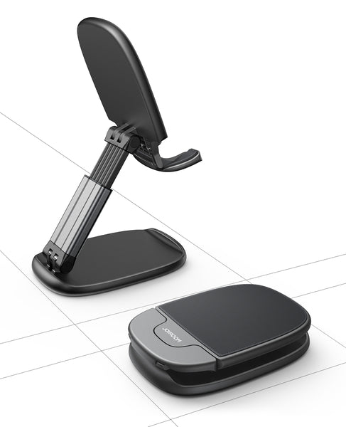 Joyroom JR-ZS371 foldbart stativ til tablet-telefon med højdejustering - sort