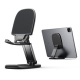 Joyroom JR-ZS371 foldbart stativ til tablet-telefon med højdejustering - sort