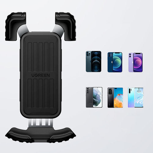 Ugreen universal telefonholder til cykel motorcykelstyr sort (LP494 sort)