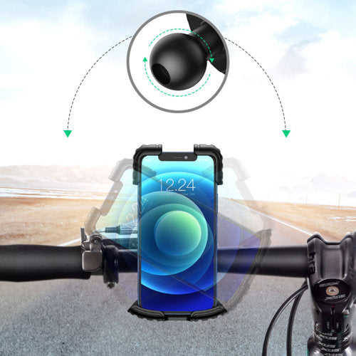 Ugreen universal telefonholder til cykel motorcykelstyr sort (LP494 sort)