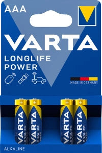 Batteries AAA 1.5V LR03 (4x)