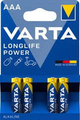 Batteries AAA 1.5V LR03 (4x)