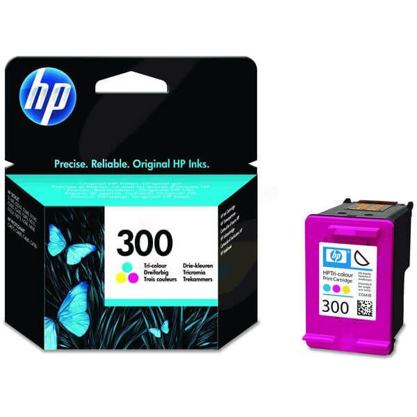 HP 300 Farve (cyan, magenta, gul) 165 sider