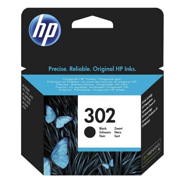Hp Blæk Patron - 302 - Sort