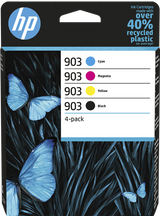 HP 903 - blækpatroner - Original Standard - Multipack - Cyan, Magenta, Gul, Sort