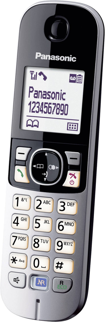 Panasonic KX-TG6821GB telefon DECT telefon Nummervisning Sort