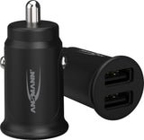 AnsMann - USB-lader til bilen - 12W - Bilistrømadapter