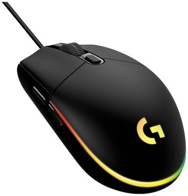 LOGITECH GAMING MUS G203 MED LIGHTSYNC - SORT