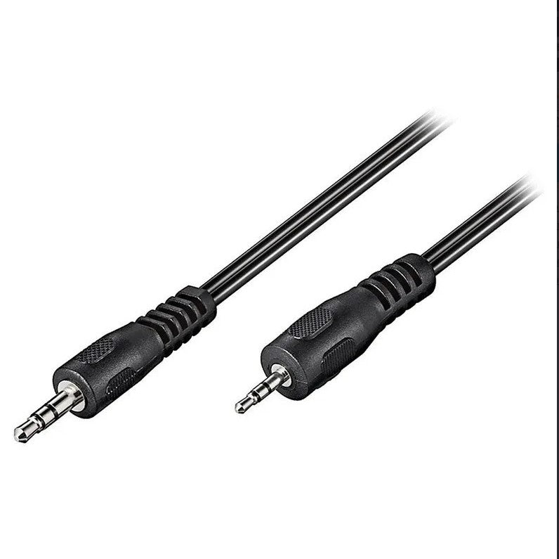 AUDIO ADAPTERKABEL JACK (AUX) 3,5 MM TIL 2,5 MM STEREO