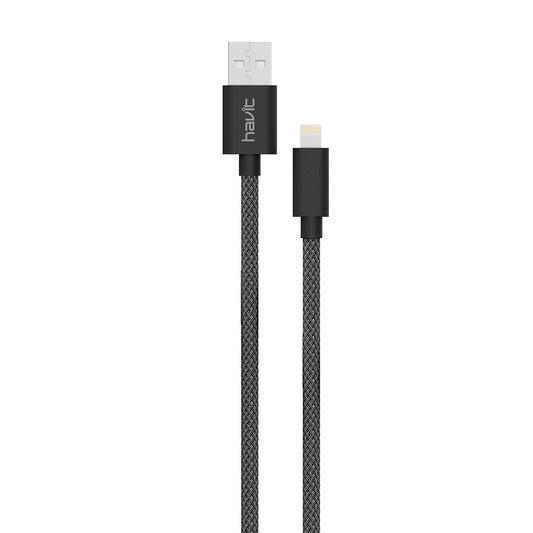 Havit Lightning cable sleeved MFi – White - 1 Meter