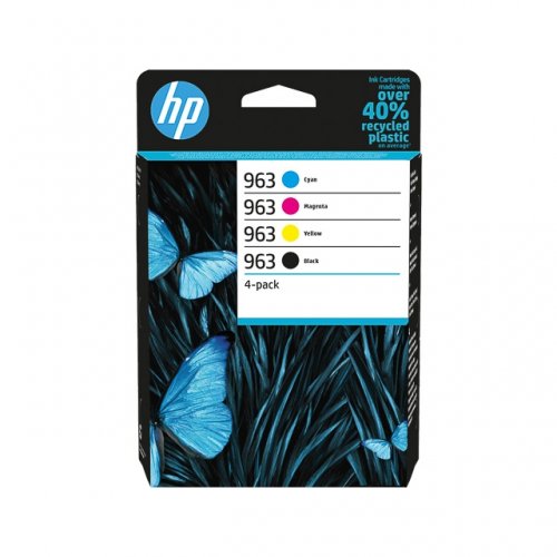 HP 963 (Farve & Sort) 4-Pack