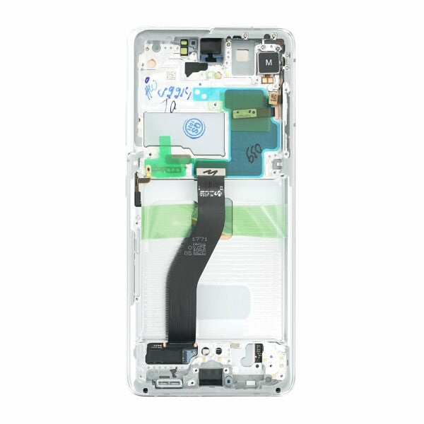 Samsung S21 Ultra skærm Original Display Unit + Frame G998B Galaxy S21 Ultra 5G phantom silver GH82-26035B