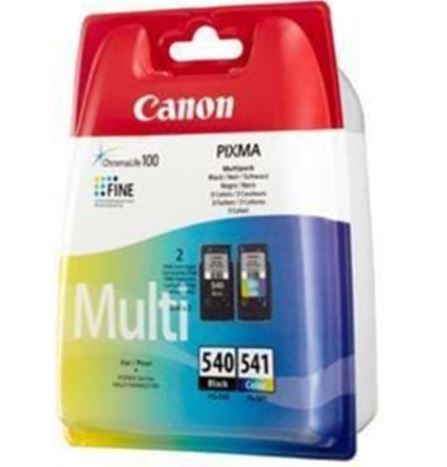 Canon PG-540/CL-541 Multi pack blækpatron 2 stk Original Sort, Blå, Magenta, Gul